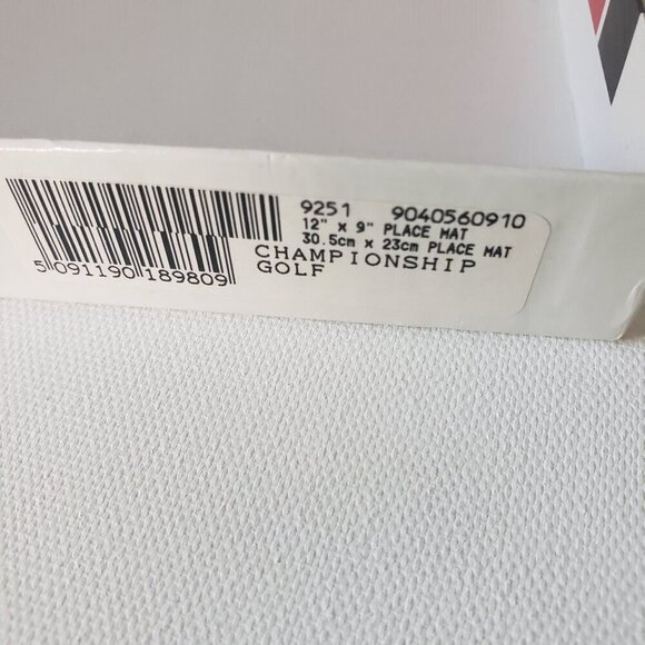 NIB Vintage Pimpernel UK/England Champion Golf Course Collectors Set Placemats 6 - Picture 13 of 16